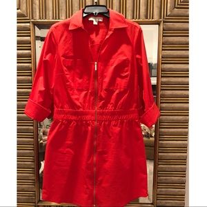 Michael Kors front zip dress